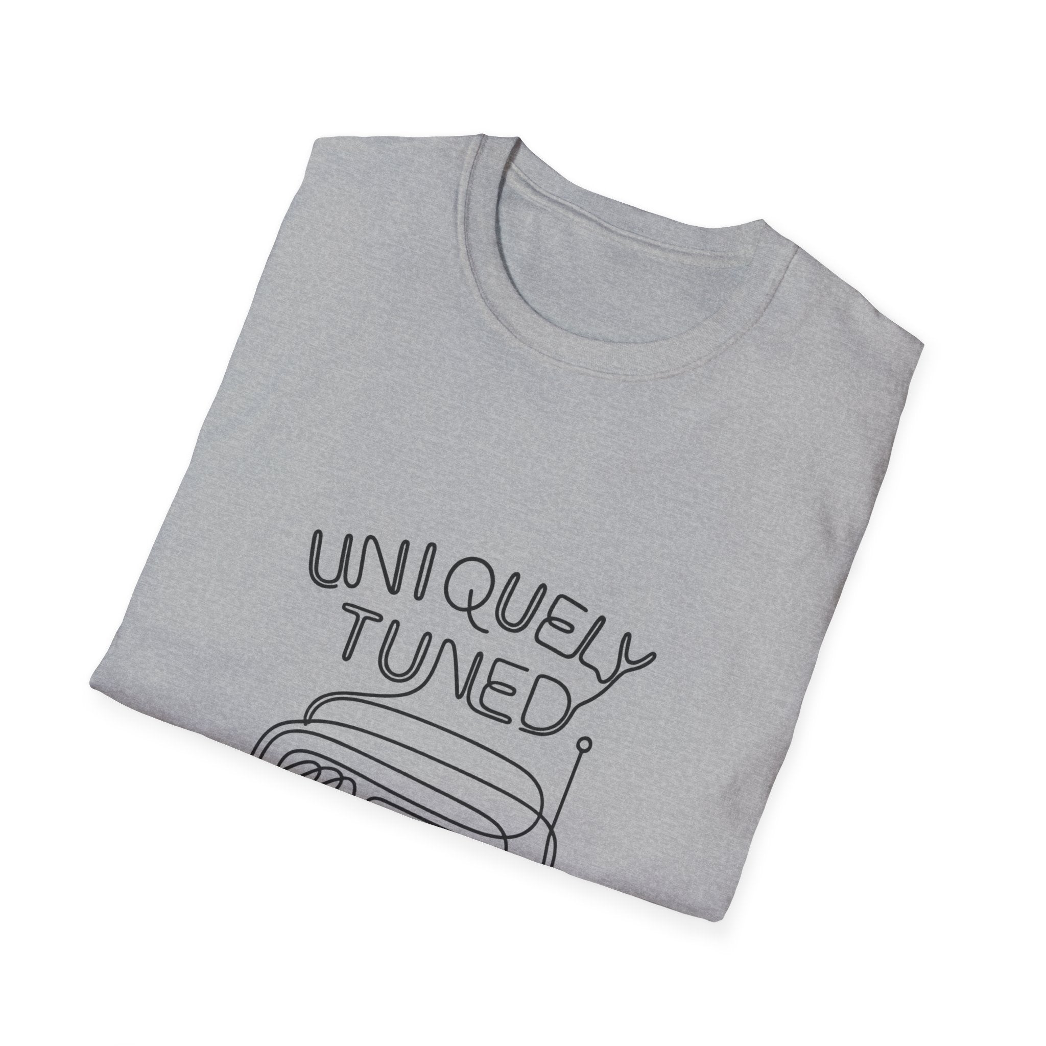 Uniquely Tuned Unisex T-Shirt, Music Shirt, Gift for Music Lovers, Casual Tee, Festival Apparel, Vintage Style Shirt