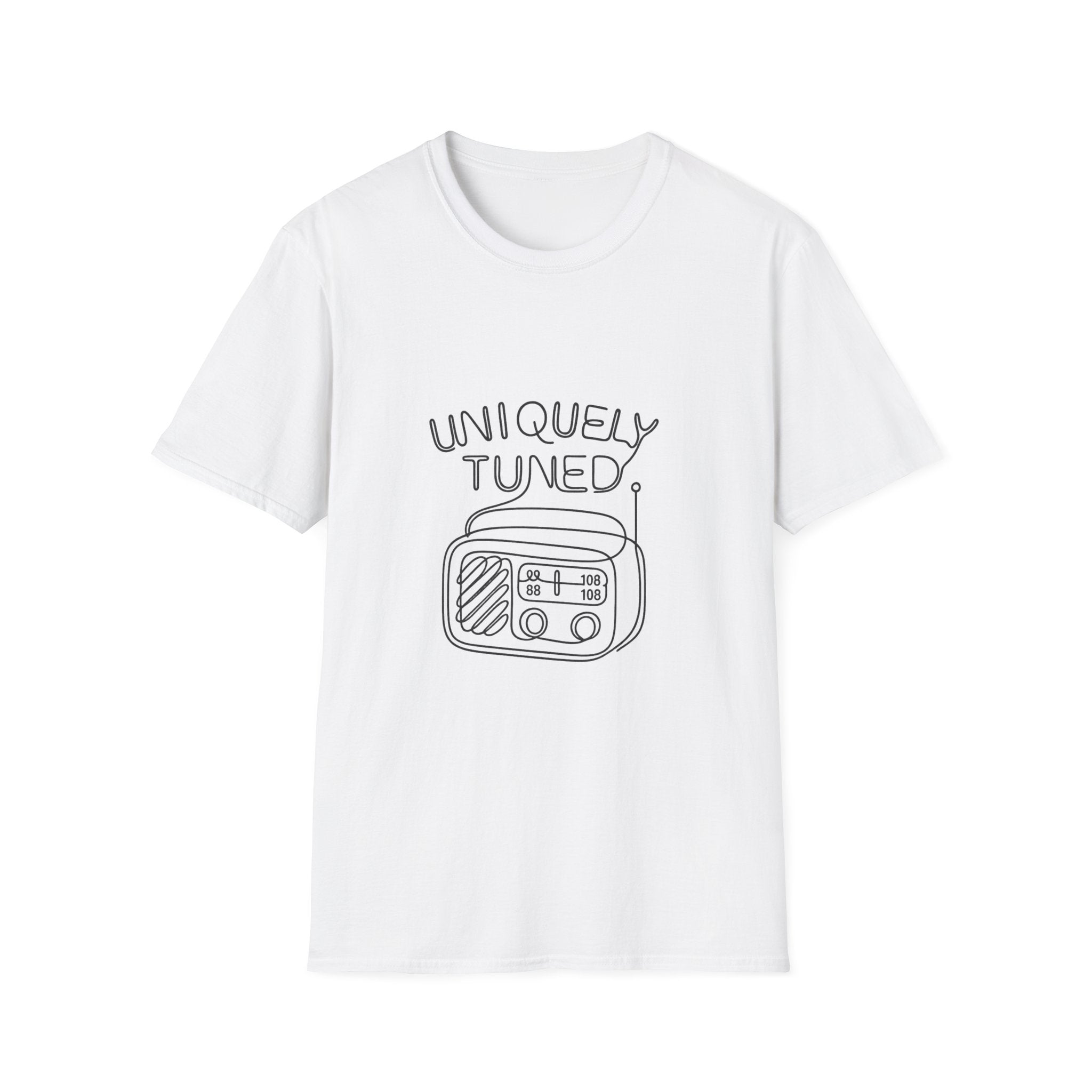 Uniquely Tuned Unisex T-Shirt, Music Shirt, Gift for Music Lovers, Casual Tee, Festival Apparel, Vintage Style Shirt