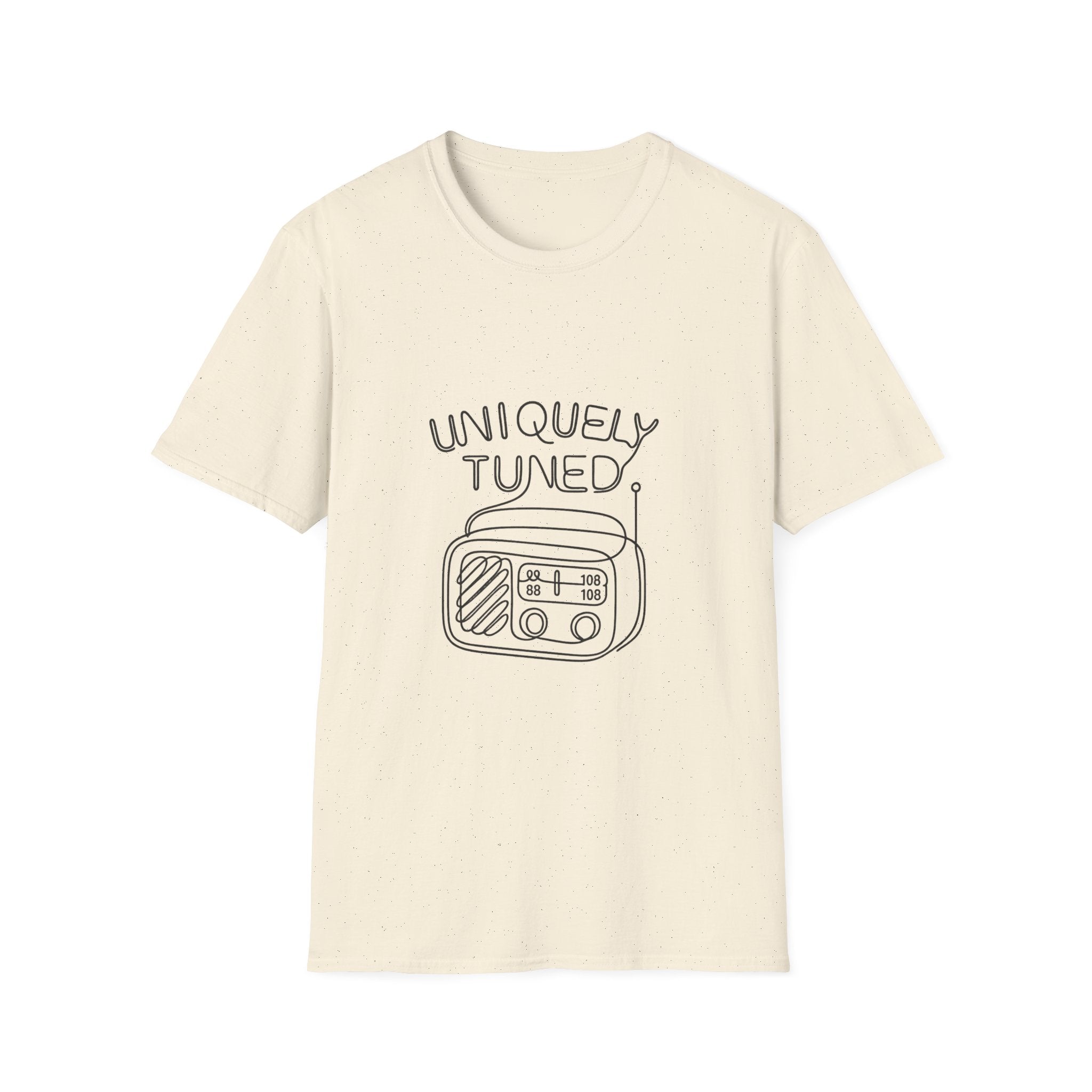 Uniquely Tuned Unisex T-Shirt, Music Shirt, Gift for Music Lovers, Casual Tee, Festival Apparel, Vintage Style Shirt