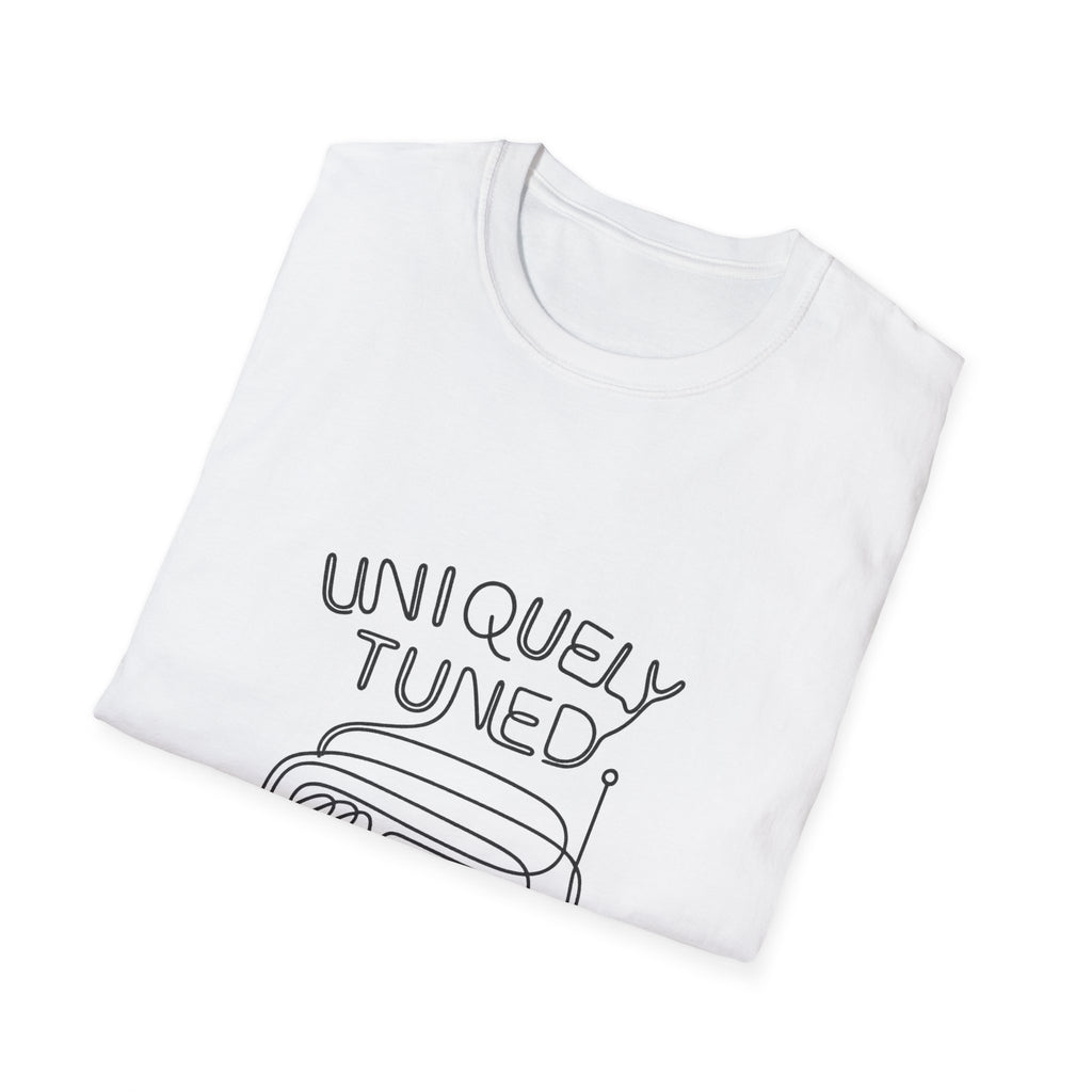 Uniquely Tuned Unisex T-Shirt, Music Shirt, Gift for Music Lovers, Casual Tee, Festival Apparel, Vintage Style Shirt
