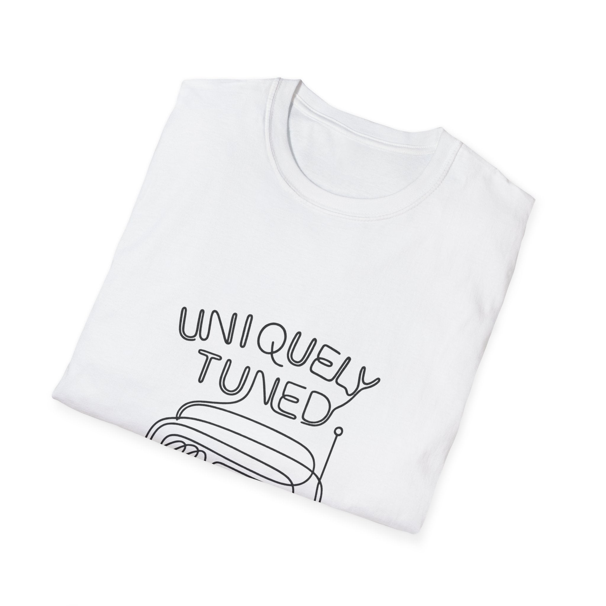 Uniquely Tuned Unisex T-Shirt, Music Shirt, Gift for Music Lovers, Casual Tee, Festival Apparel, Vintage Style Shirt