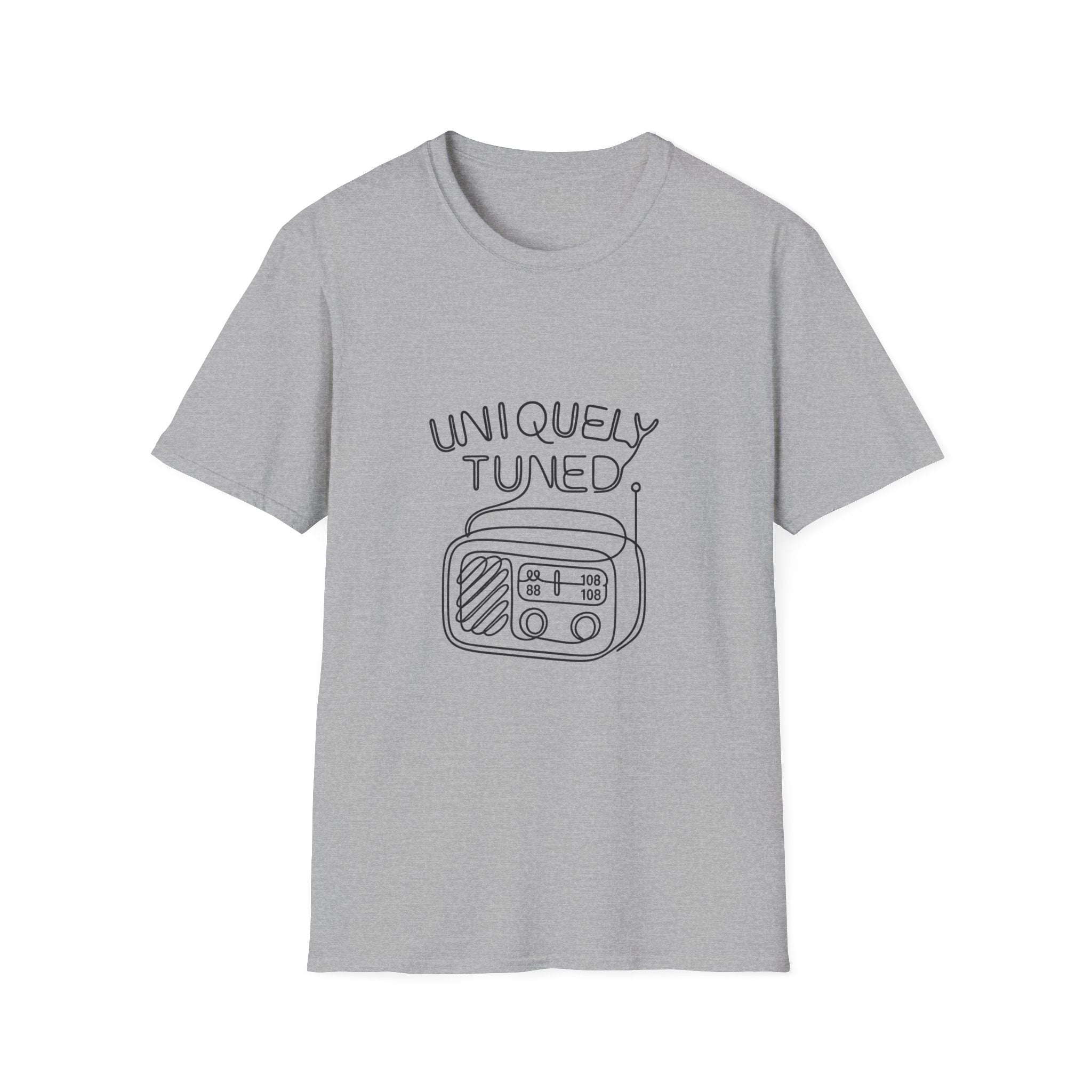 Uniquely Tuned Unisex T-Shirt, Music Shirt, Gift for Music Lovers, Casual Tee, Festival Apparel, Vintage Style Shirt