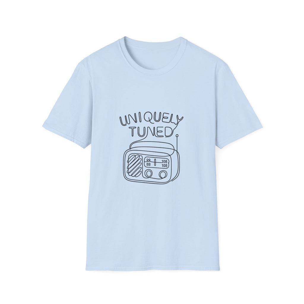 Uniquely Tuned Unisex T-Shirt, Music Shirt, Gift for Music Lovers, Casual Tee, Festival Apparel, Vintage Style Shirt