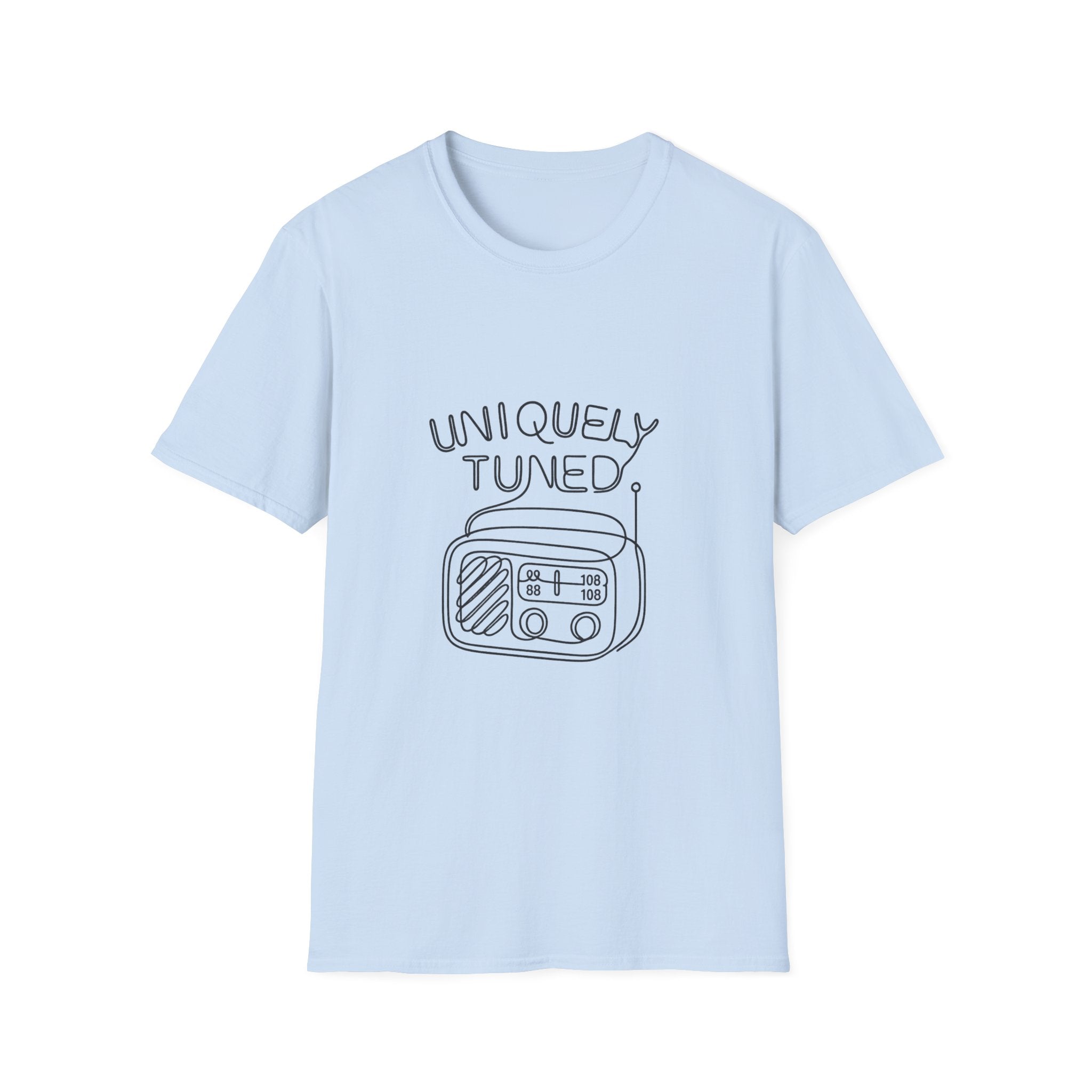 Uniquely Tuned Unisex T-Shirt, Music Shirt, Gift for Music Lovers, Casual Tee, Festival Apparel, Vintage Style Shirt
