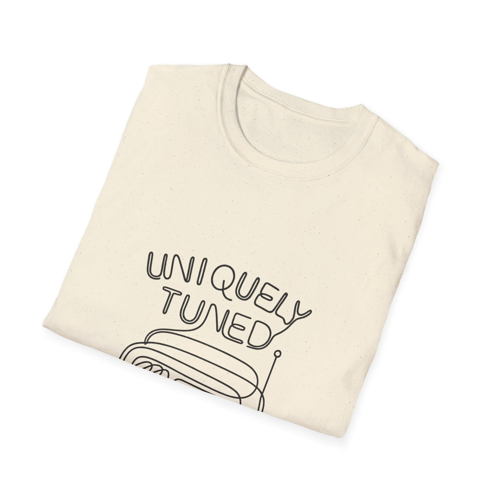 Uniquely Tuned Unisex T-Shirt, Music Shirt, Gift for Music Lovers, Casual Tee, Festival Apparel, Vintage Style Shirt